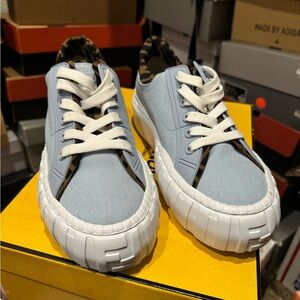FENDI canvas low tops - Authentic